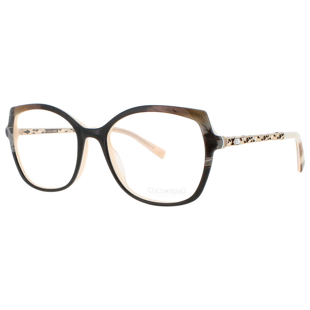 COCO SONG LONG-NIGHT-CV249.01-09 Eyeglasses Eye Glasses C01 BLACK Authentic New